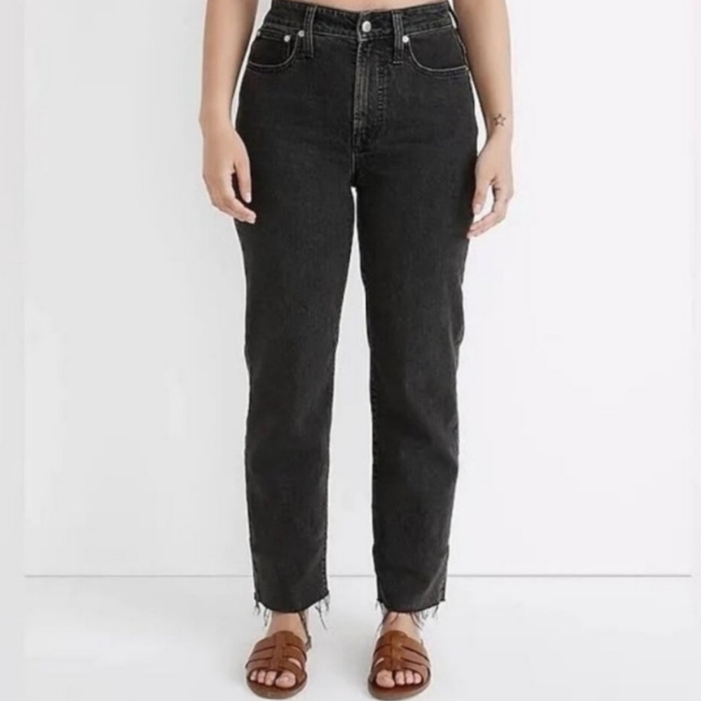 Madewell High Rise Black Jeans